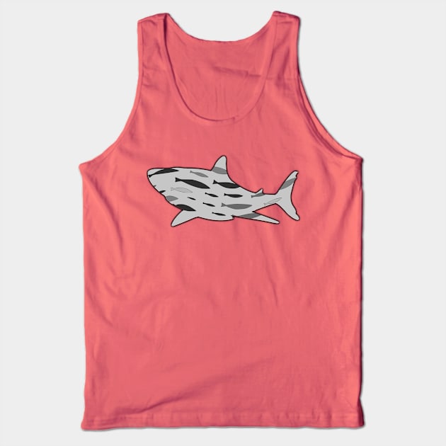 Shark in his element Tank Top by CritterCommand